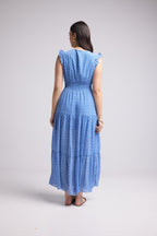 Long Dress - Bruna - Blue