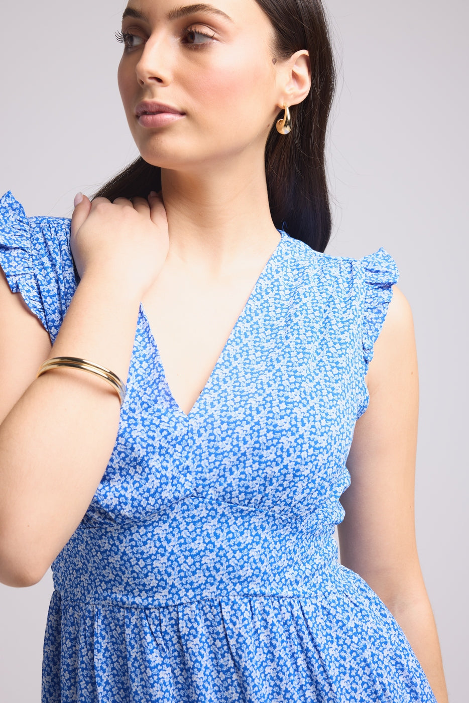 Long Dress - Bruna - Blue