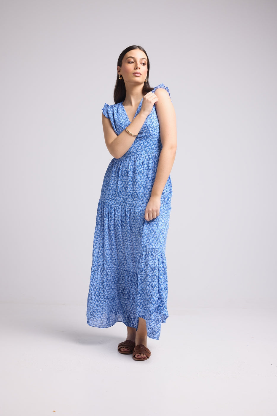 Long Dress - Bruna - Blue