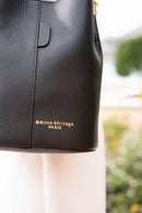 Sac A Main Bruna Graine - Noir