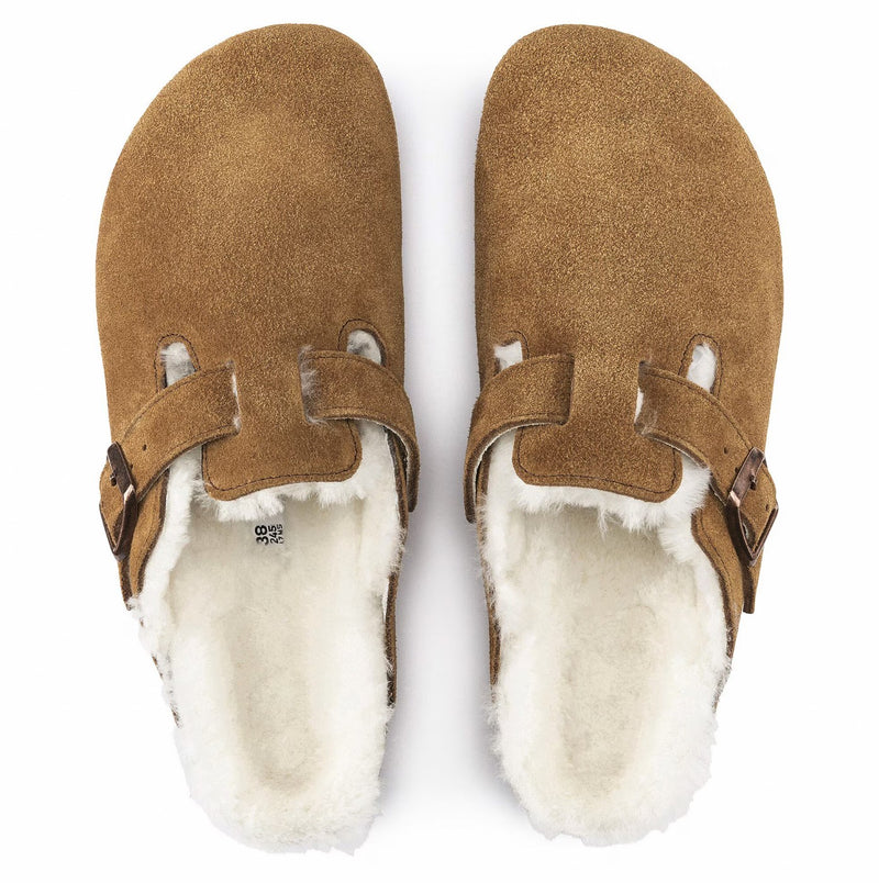 Birkenstock - Sandales Boston Shearling - Mink