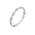 Bague "Entortillement" Diamant 0,06Cts/29
