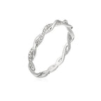 Bague "Entortillement" Diamant 0,06Cts/29