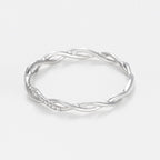 Bague "Entortillement" Diamant 0,06Cts/29
