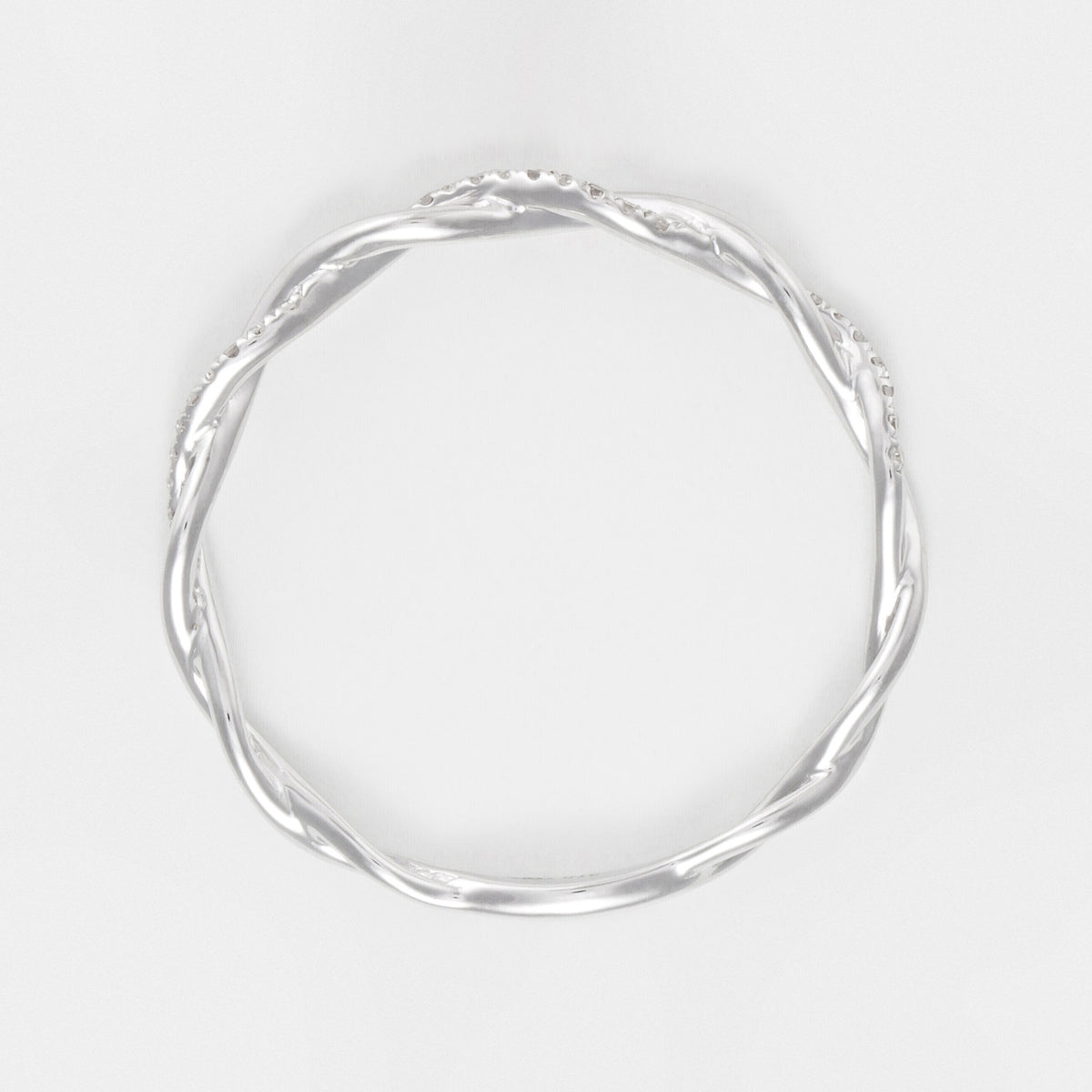 Bague "Entortillement" Diamant 0,06Cts/29