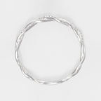 Bague "Entortillement" D0,06Cts/29 - Or Blanc 375/1000