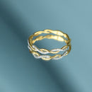 Anillo "Entortillement" Diamante 0.06Cts/29 - Oro Amarillo 375/1000