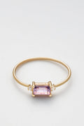 Anillo "Darcy" - Oro Amarillo 375/1000, Semiprecious St y Circonio