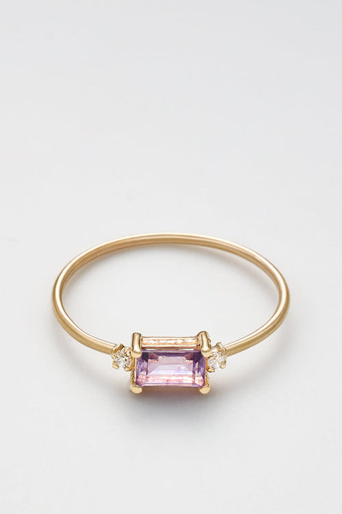 Bague "Darcy" - Or Jaune 375/1000, Semiprecious St Et Zirconium