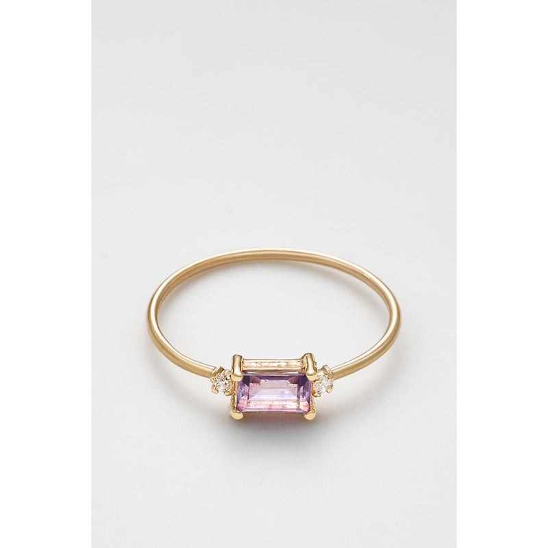 Bague "Darcy" - Or Jaune 375/1000, Semiprecious St Et Zirconium