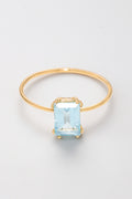 Ring "Alicia" 375/1000 Gelbgold und Topas