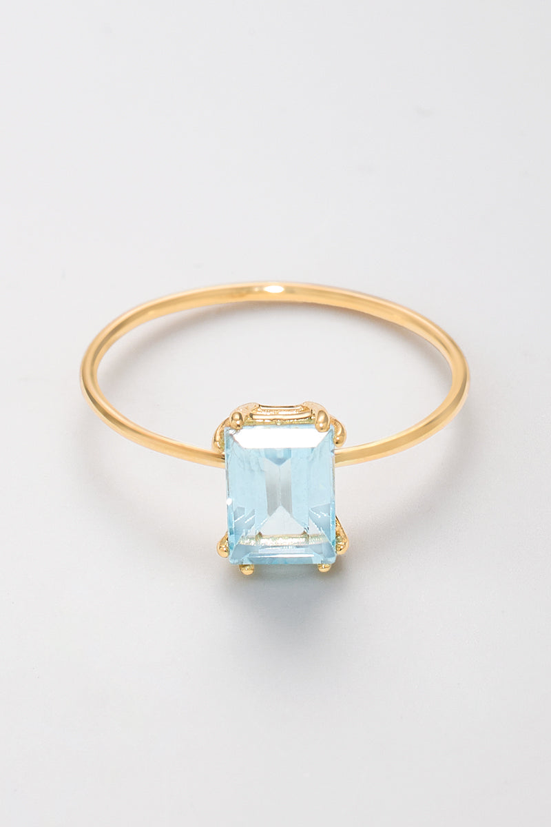 Ring "Alicia" 375/1000 Gelbgold und Topas