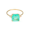 Bague "Espoir 0,5Ct/1" - Topaze Or Jaune 375/1000 Et Quartz/Topaze