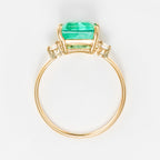 Bague "Espoir 0,5Ct/1" - Topaze Or Jaune 375/1000 Et Quartz/Topaze