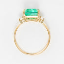 Bague "Espoir 0,5Ct/1" - Topaze Or Jaune 375/1000 Et Quartz/Topaze