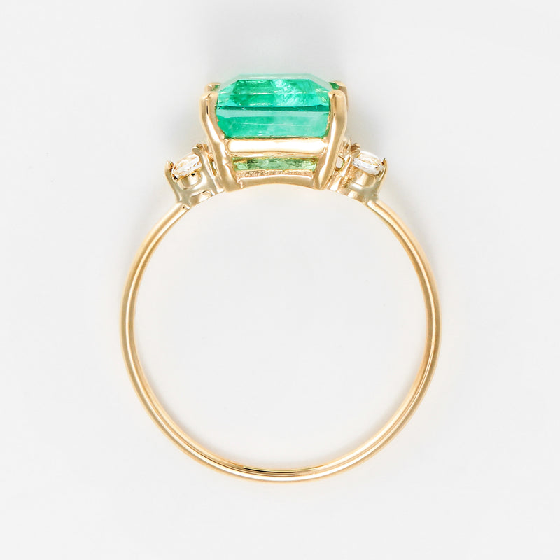 Bague "Espoir 0,5Ct/1" - Topaze Or Jaune 375/1000 Et Quartz/Topaze