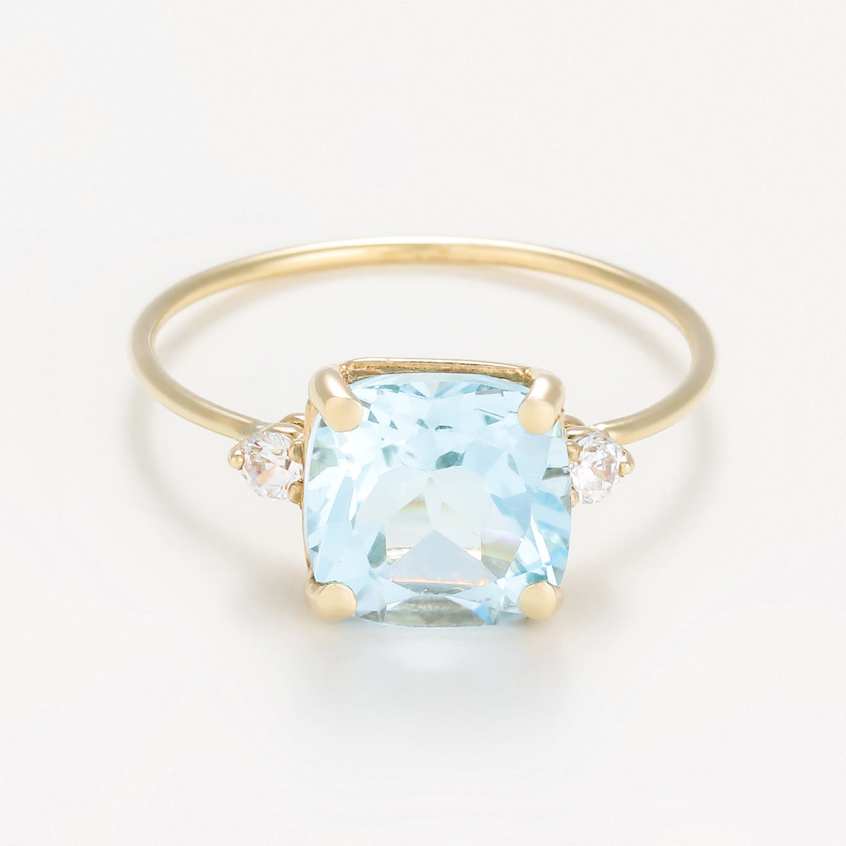 Bague "Espoir 2,65Ct/1" Topaze Or Jaune 375/1000