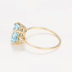 Anillo "Hope 2.65Ct/1" Topacio Oro Amarillo 375/1000
