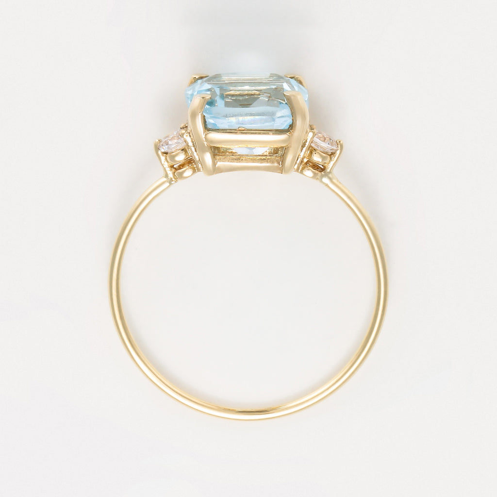 Anillo "Hope 2.65Ct/1" Topacio Oro Amarillo 375/1000