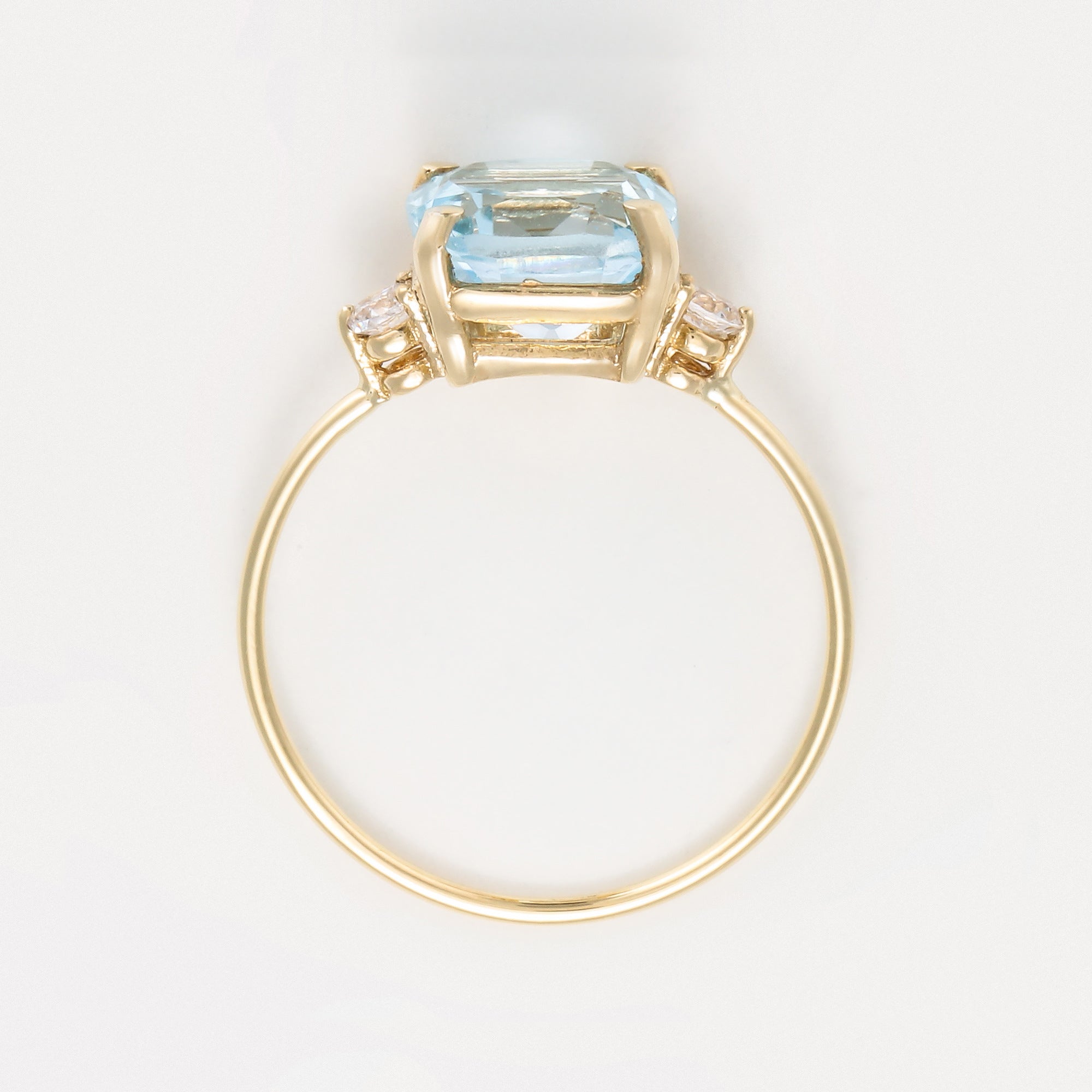 Anillo "Hope 2.65Ct/1" Topacio Oro Amarillo 375/1000