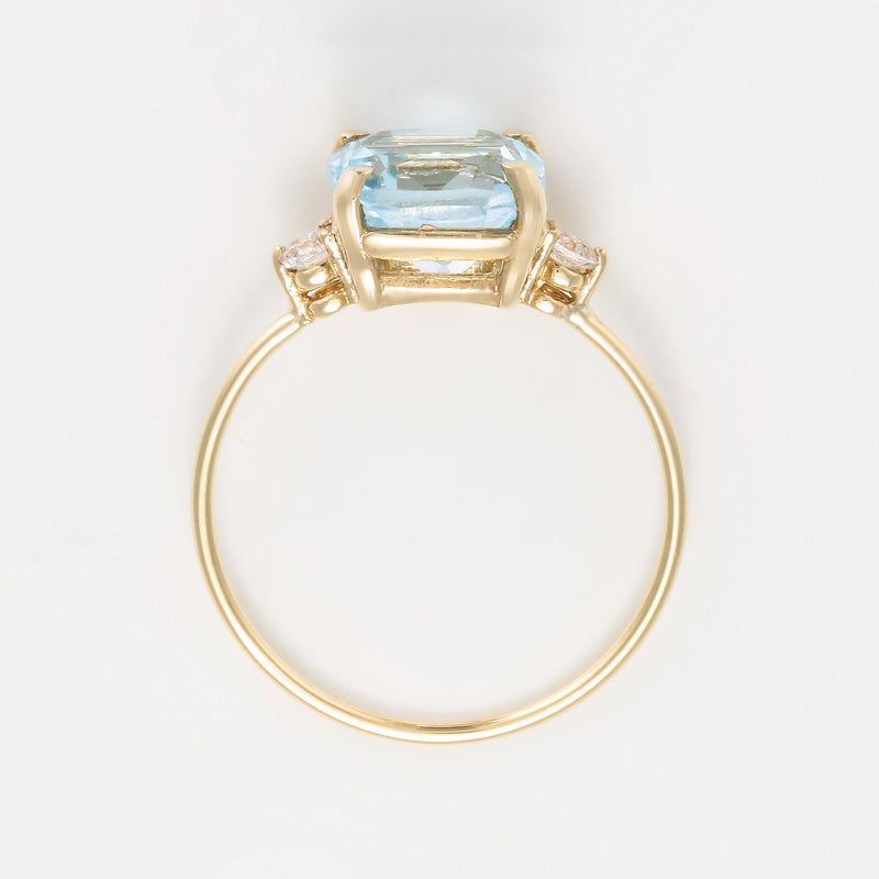 Bague "Espoir 2,65Ct/1" Topaze Or Jaune 375/1000