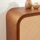 Buffet Lua - 3 Portes Placage Frêne Cannage