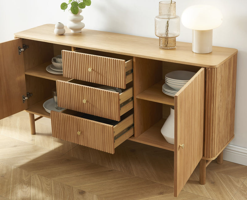 Buffet Skansen - Placage Chêne