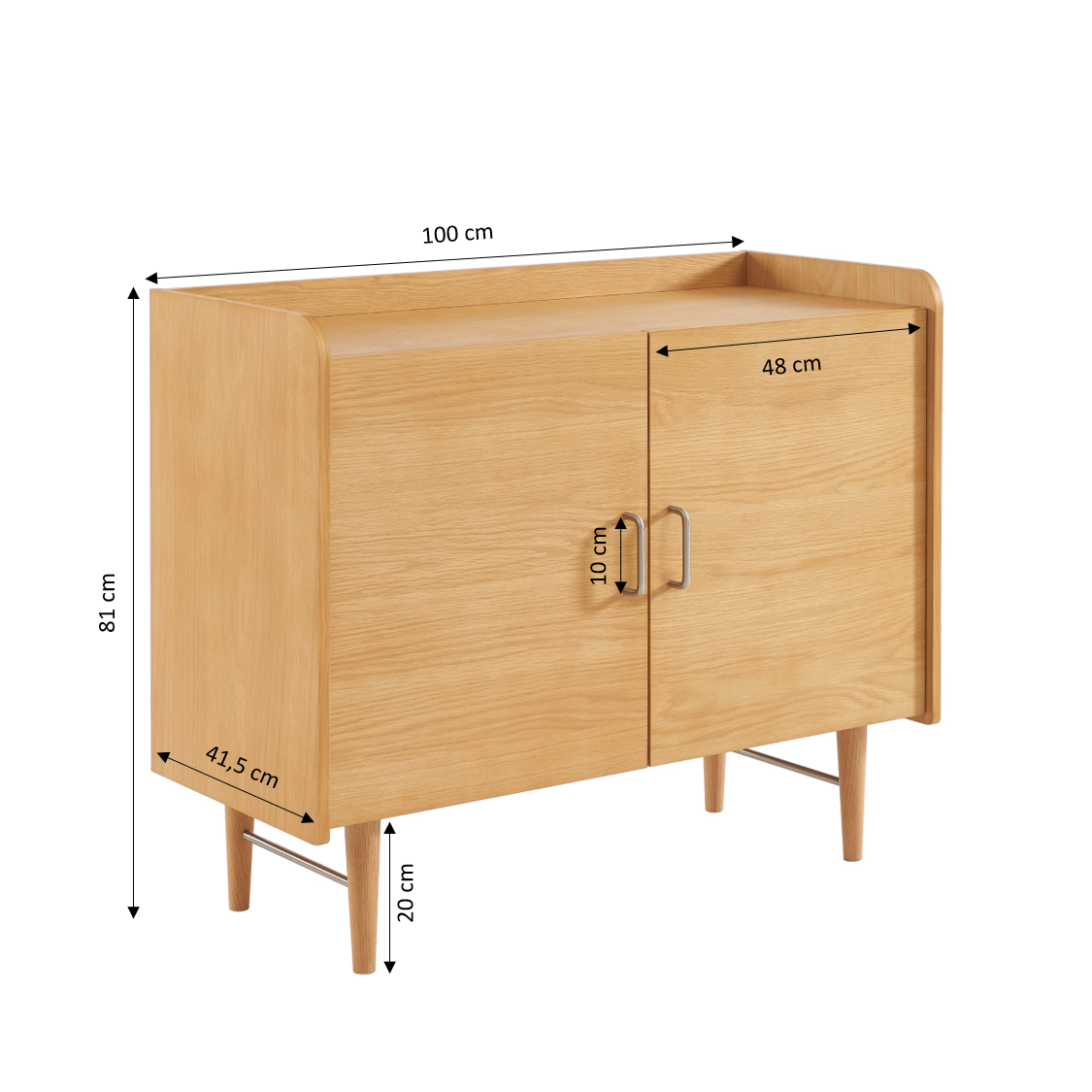 Twiggy - Aparador - Chapado Roble
