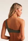 Haut Bikini Bandeau Titanium - Gris