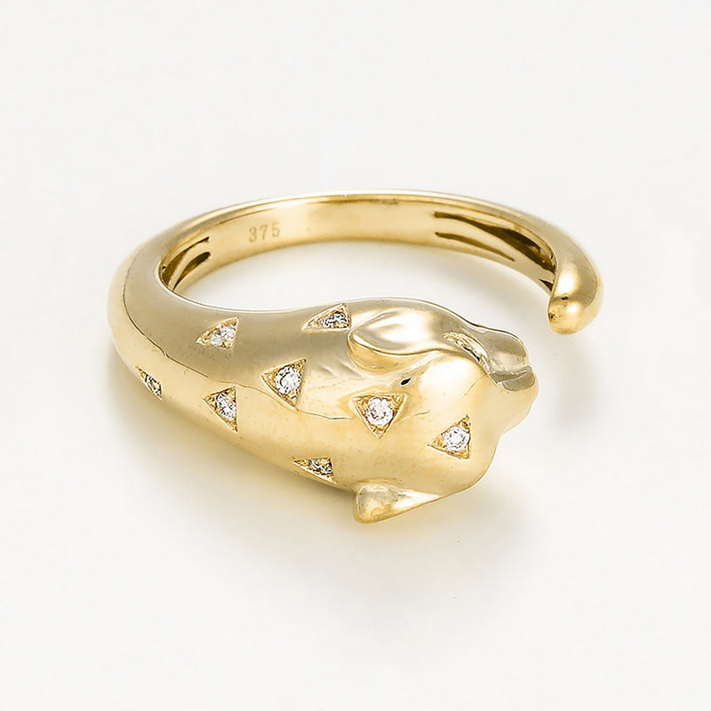 Anillo "Bastet" - Oro amarillo 375/1000