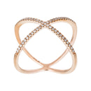 Ring "Magnifica" D0.2Cts/49 - Rose Gold 375/1000