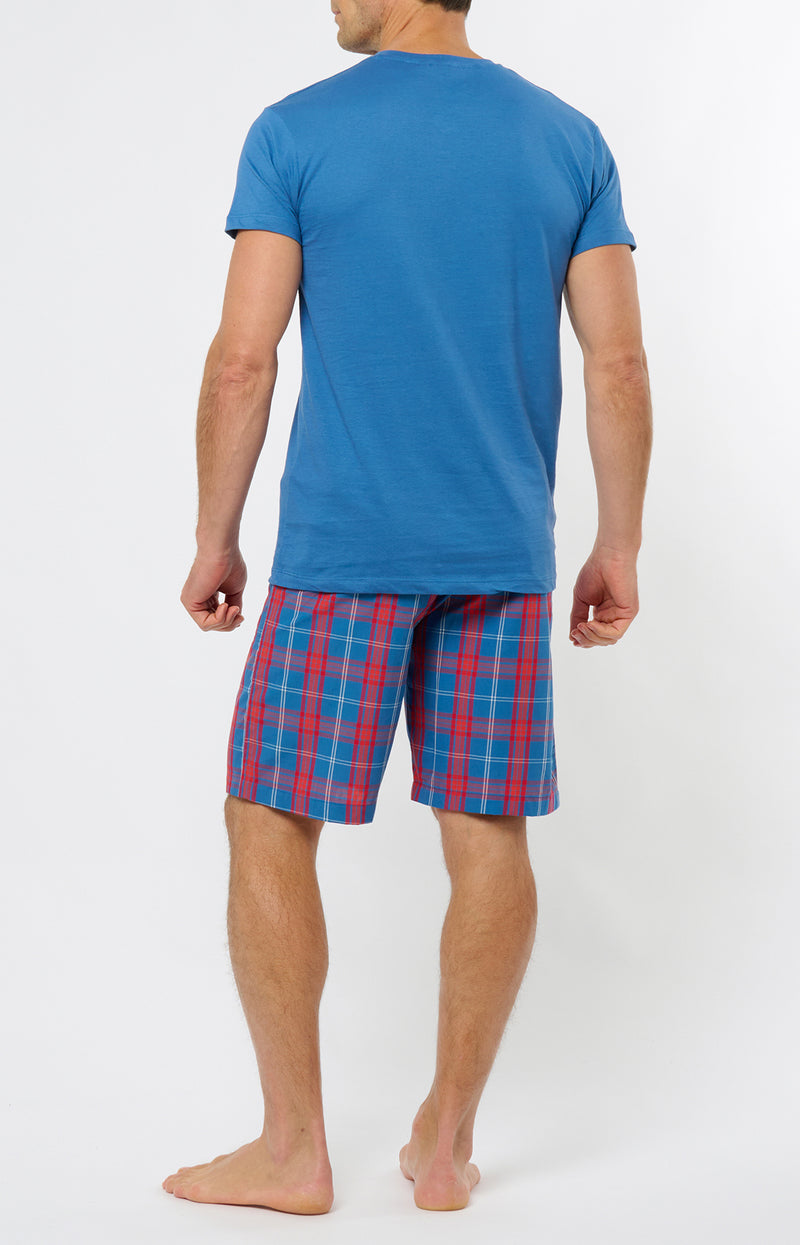 Pyjashort Mixte Rouge - Homme