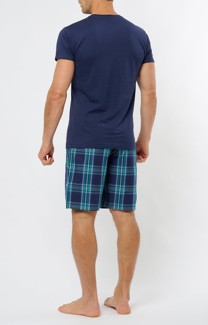 Pyjashort Mixte Marine - Homme