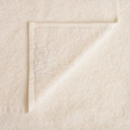 Nicol Cotton Terry Bath and Guest Towel Set 430 G with Linen and Cotton Frill - Ivory