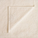 Ensemble De Serviettes De Toilette Et D'Invités Nicol En Éponge De Coton 430 G Avec Volant En Lin Et Coton - Ivoire