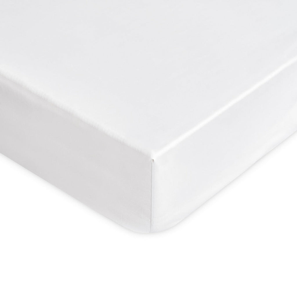 Aurora Fitted Sheet with Corners - White