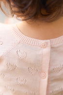 Ensemble - Naissance Rose Bébé Cœur Ajouré