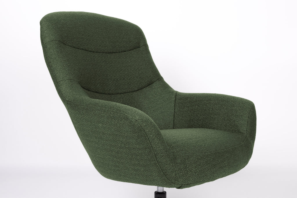 Yuki - Lounge Chair - Fabric - Green