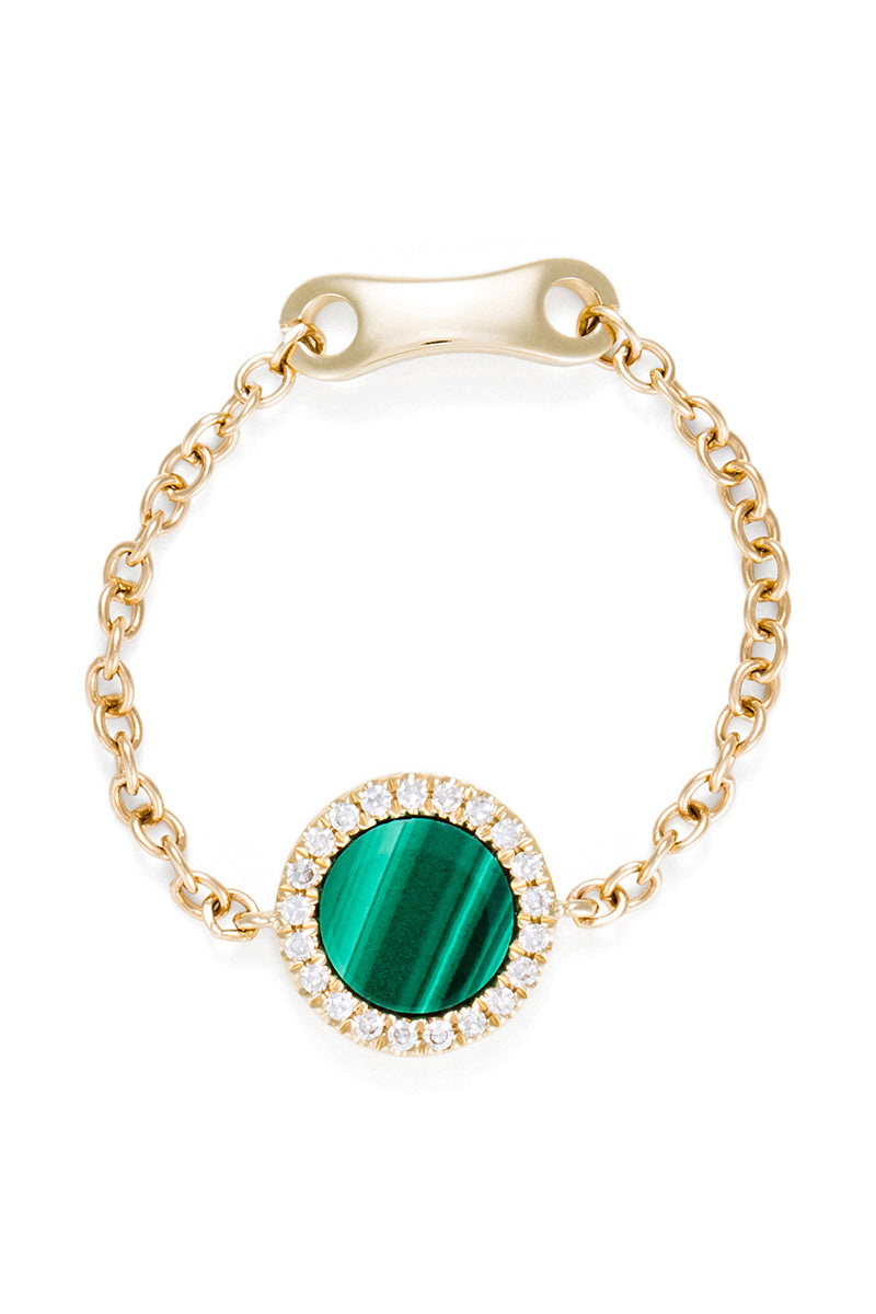 Bague Chaine "Nicée" - Or Jaune 375/1000