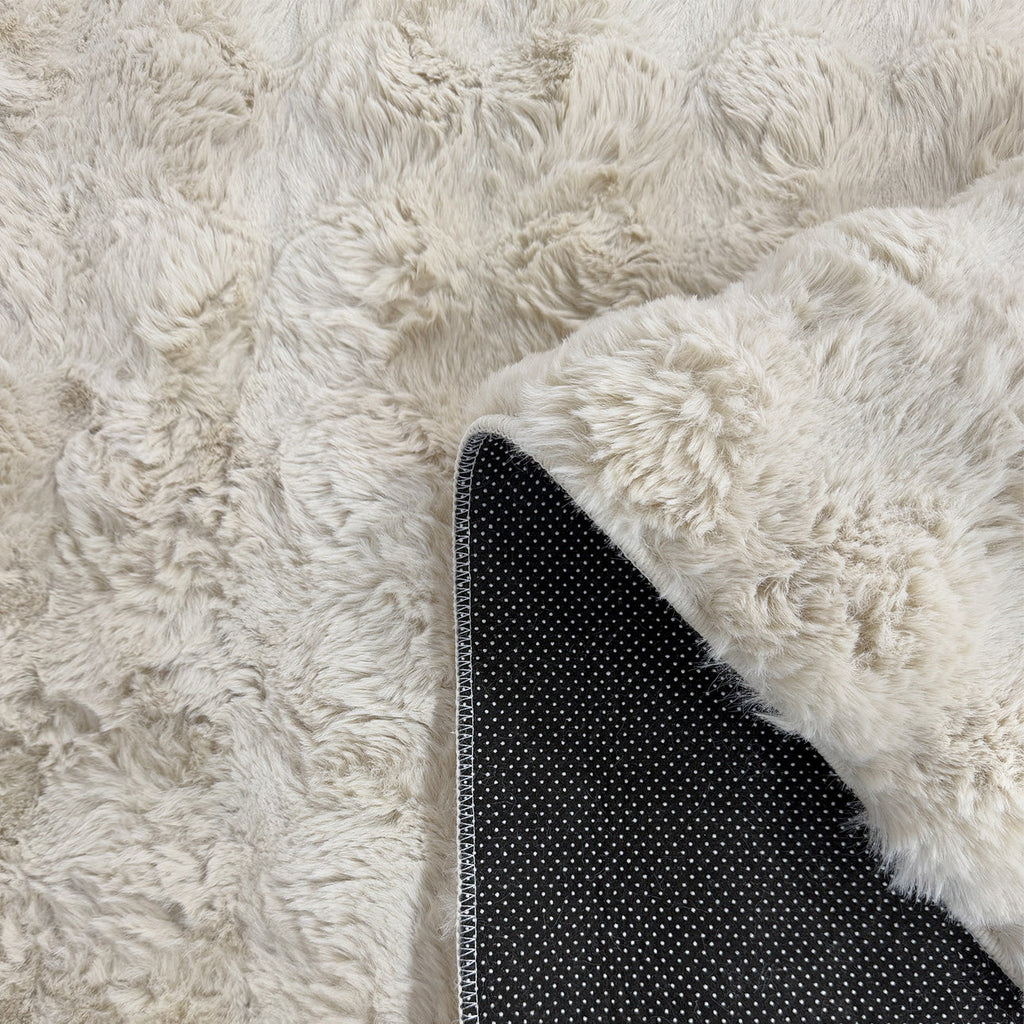 Bubble - Tapis D'Intérieur - Polyester - Beige