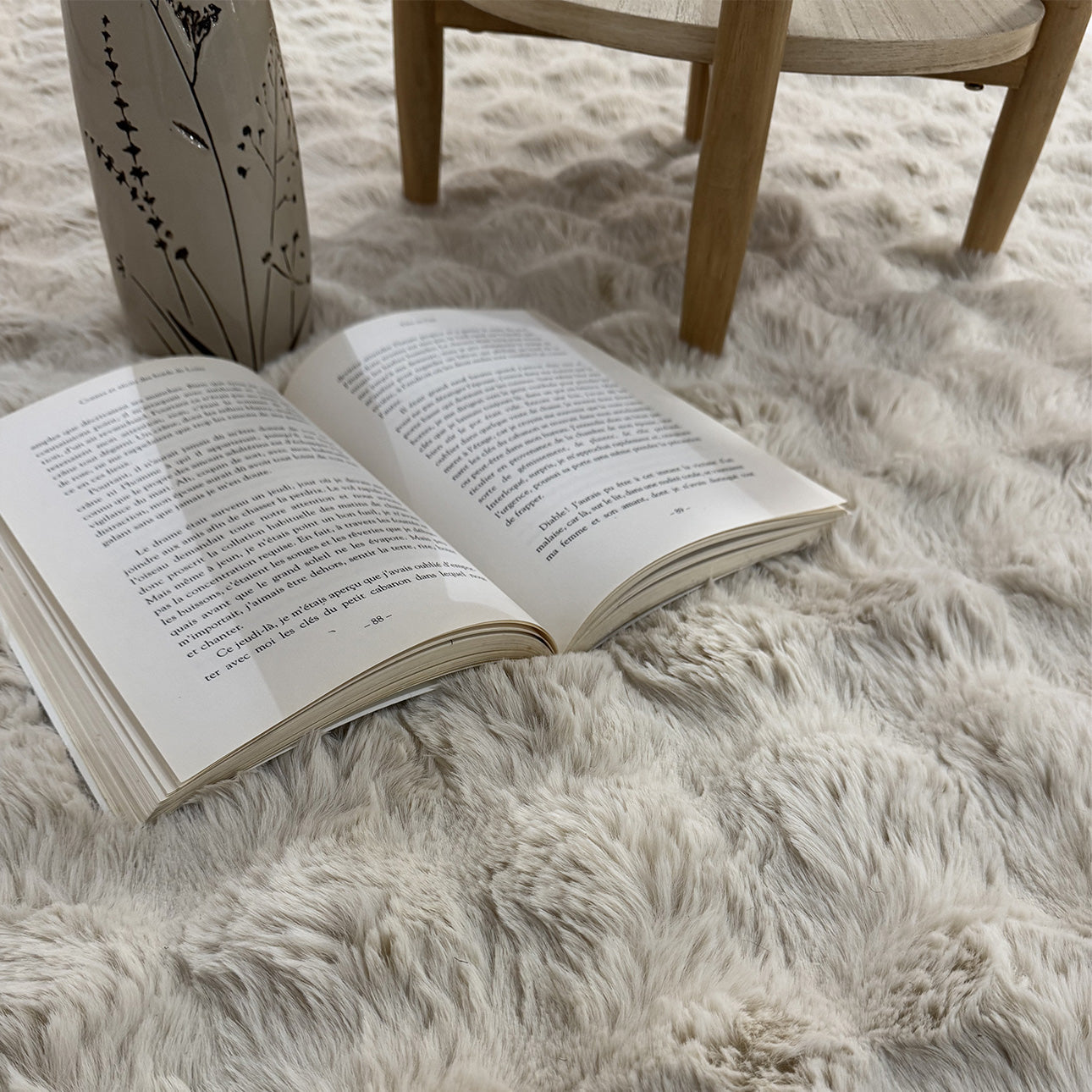Bubble - Tapis D'Intérieur - Polyester - Beige