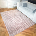 Bubble - Tapis D'Intérieur - Polyester - Rose