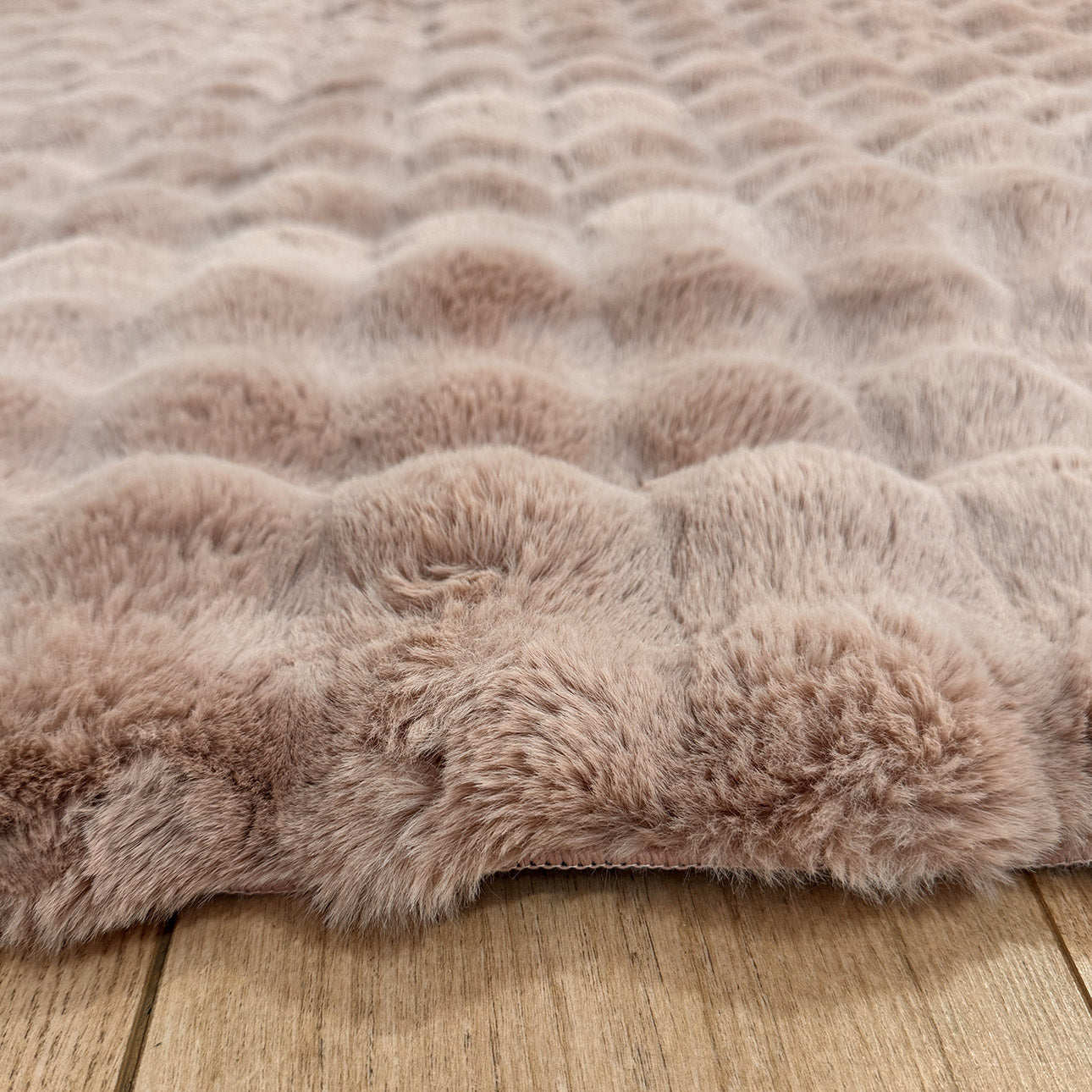Bubble - Tapis D'Intérieur - Polyester - Rose