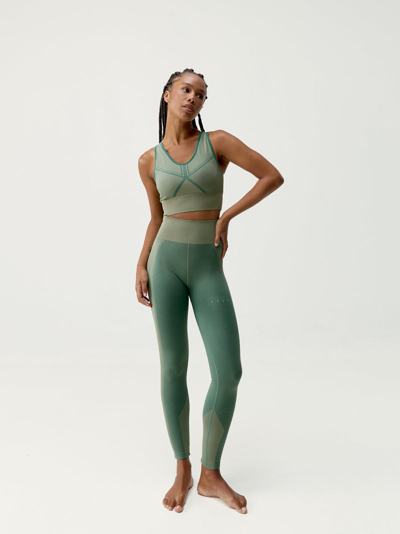 Legging Buddha Vert Foncé/Iceberg Vert - Femme