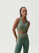 Top Buddha Vert Foncé/Grain - Femme