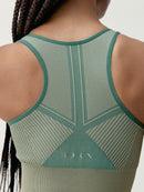 Top Buddha Vert Foncé/Grain - Femme