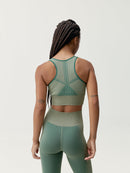 Top Buddha Vert Foncé/Grain - Femme