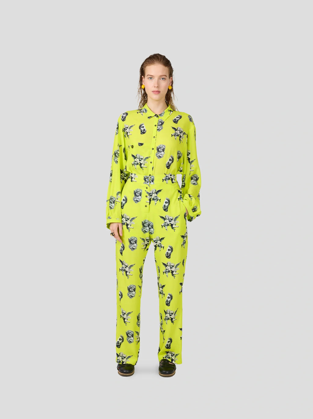 Pantalon Spartacus In Angels Print