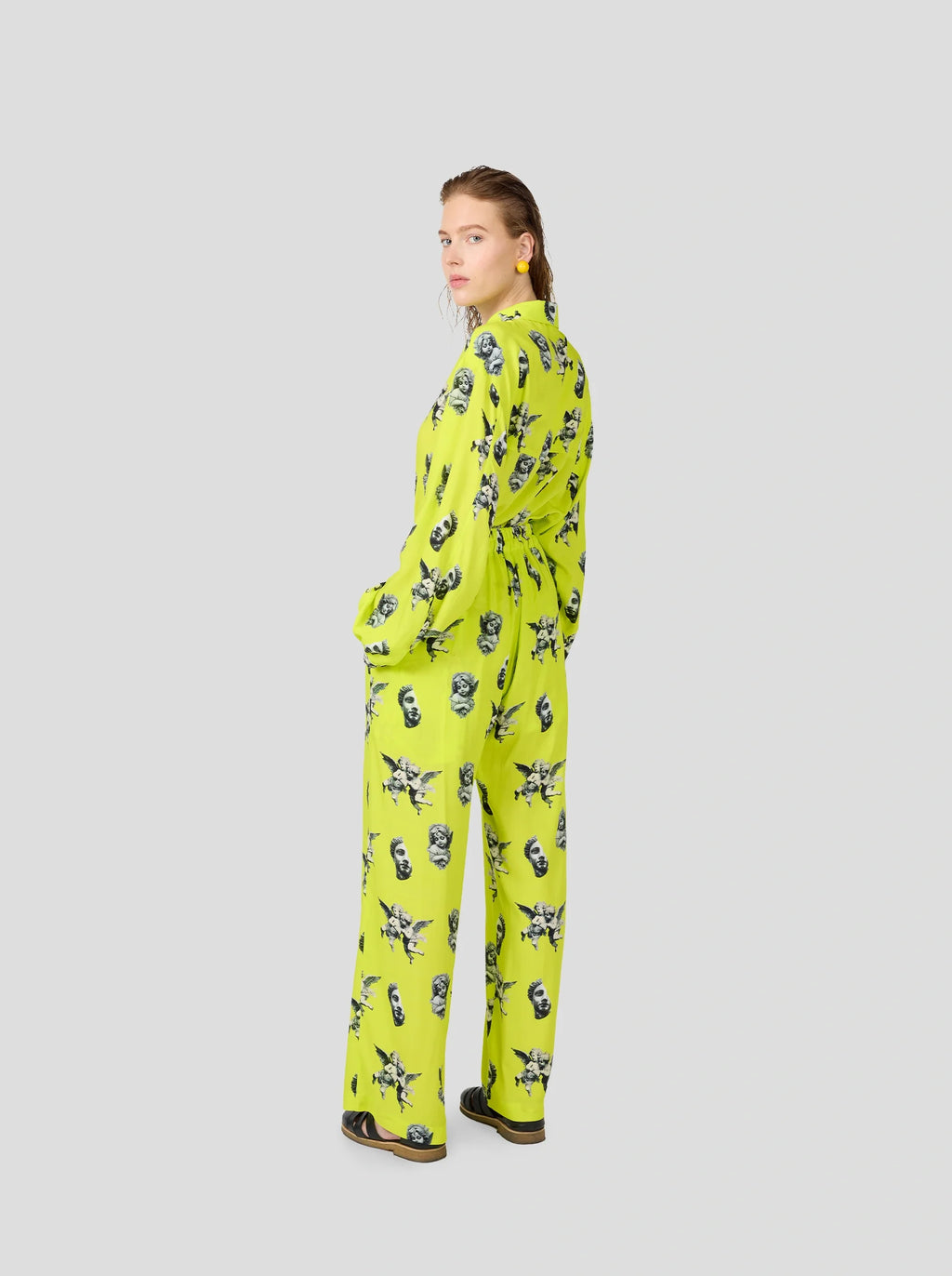 Pantalon Spartacus In Angels Print
