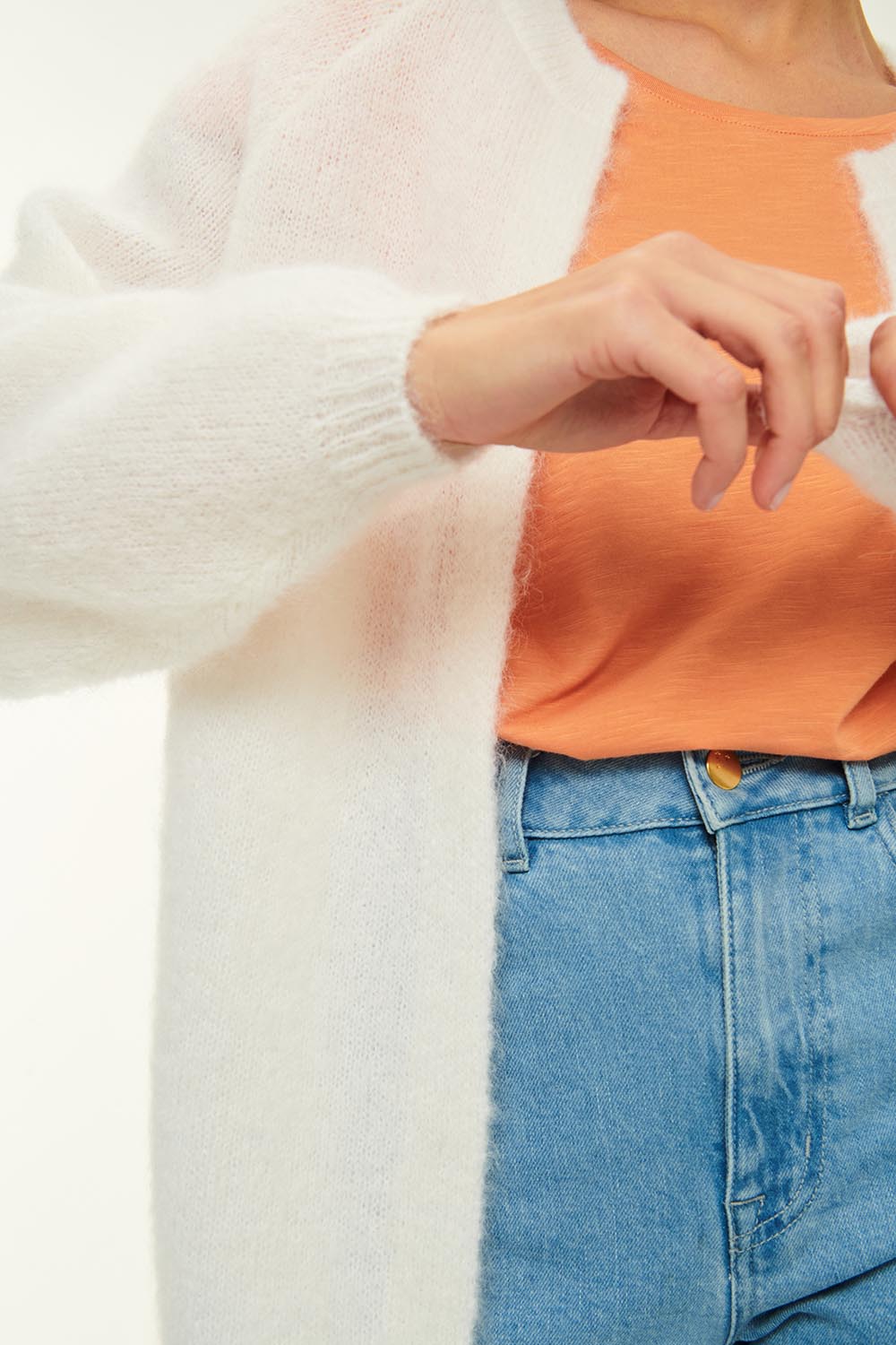 Bulotin Cardigan - Ecru
